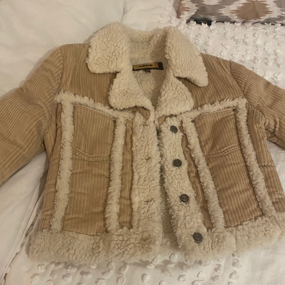 BEBE Corduroy Coat
